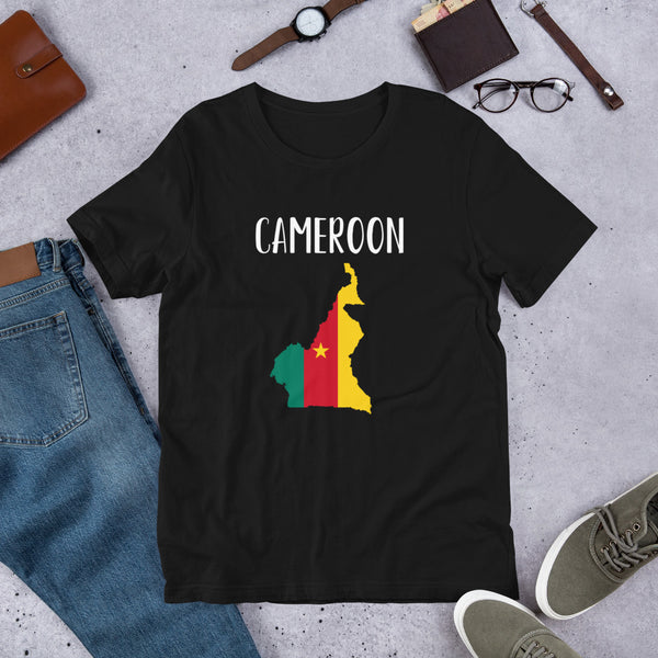 Short-Sleeve Unisex T-Shirt-CAMEROON