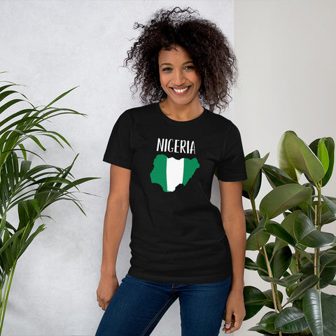 Short-Sleeve Unisex T-Shirt-NIGERIA
