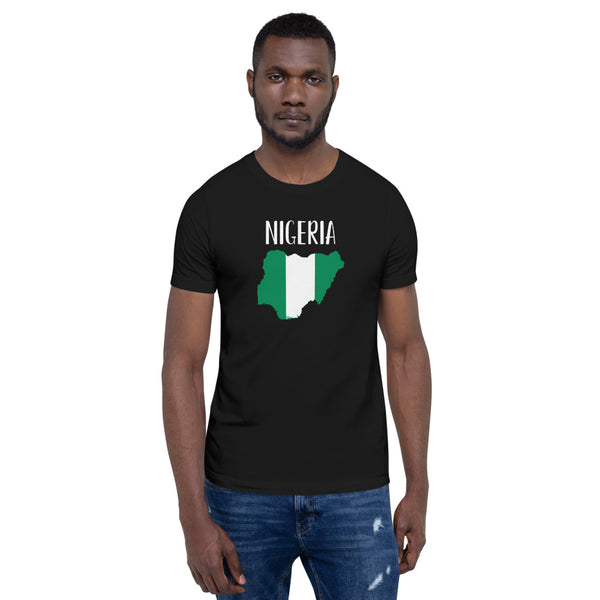 Short-Sleeve Unisex T-Shirt-NIGERIA