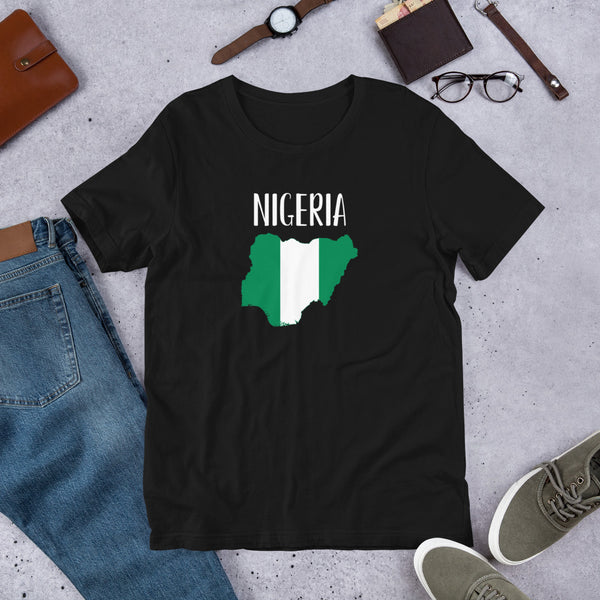 Short-Sleeve Unisex T-Shirt-NIGERIA