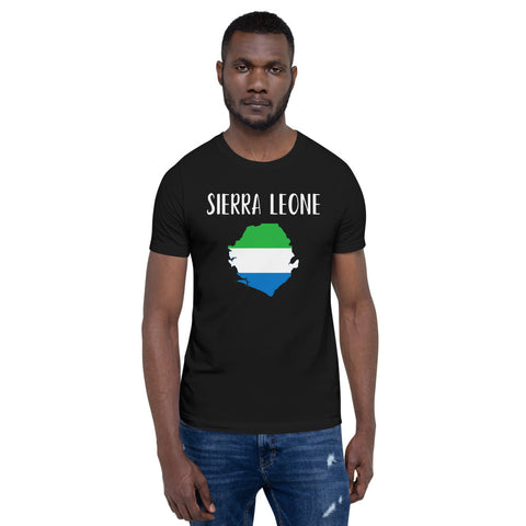 Short-Sleeve Unisex T-Shirt-SIERRA LEONE