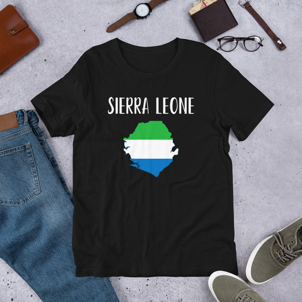 Short-Sleeve Unisex T-Shirt-SIERRA LEONE