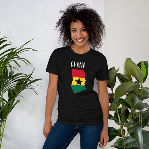 Short-Sleeve Unisex T-Shirt-GHANA