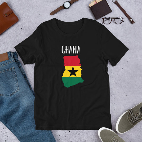 Short-Sleeve Unisex T-Shirt-GHANA