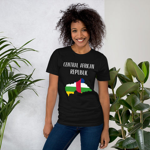 Short-Sleeve Unisex T-Shirt-CENTRAL AFRICAN REPUBLIC