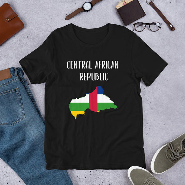 Short-Sleeve Unisex T-Shirt-CENTRAL AFRICAN REPUBLIC