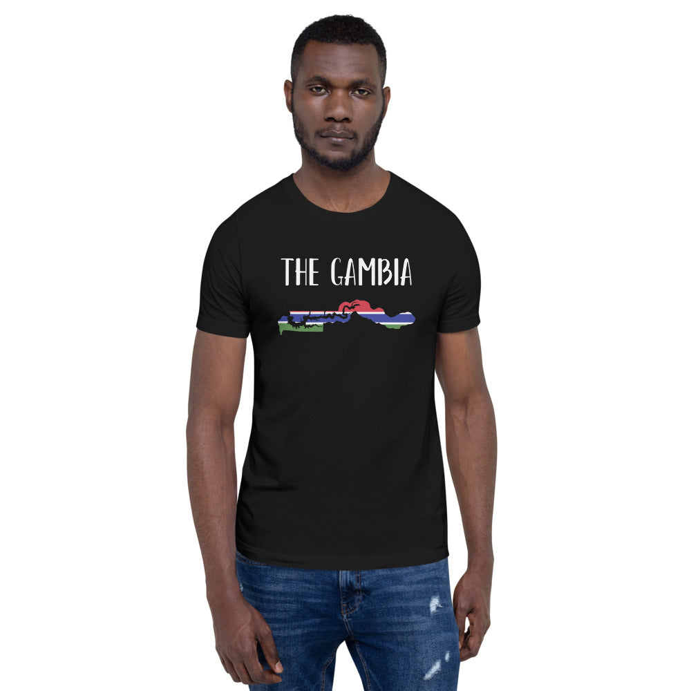 Short-Sleeve Unisex T-Shirt-THE GAMBIA