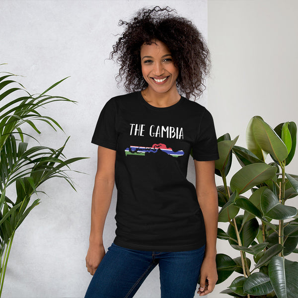 Short-Sleeve Unisex T-Shirt-THE GAMBIA