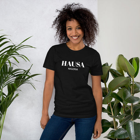 Short-Sleeve Unisex T-Shirt-HAUSA-NIGERIA