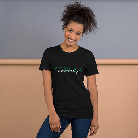 Short-Sleeve Unisex T-Shirt-Proudly YORUBA
